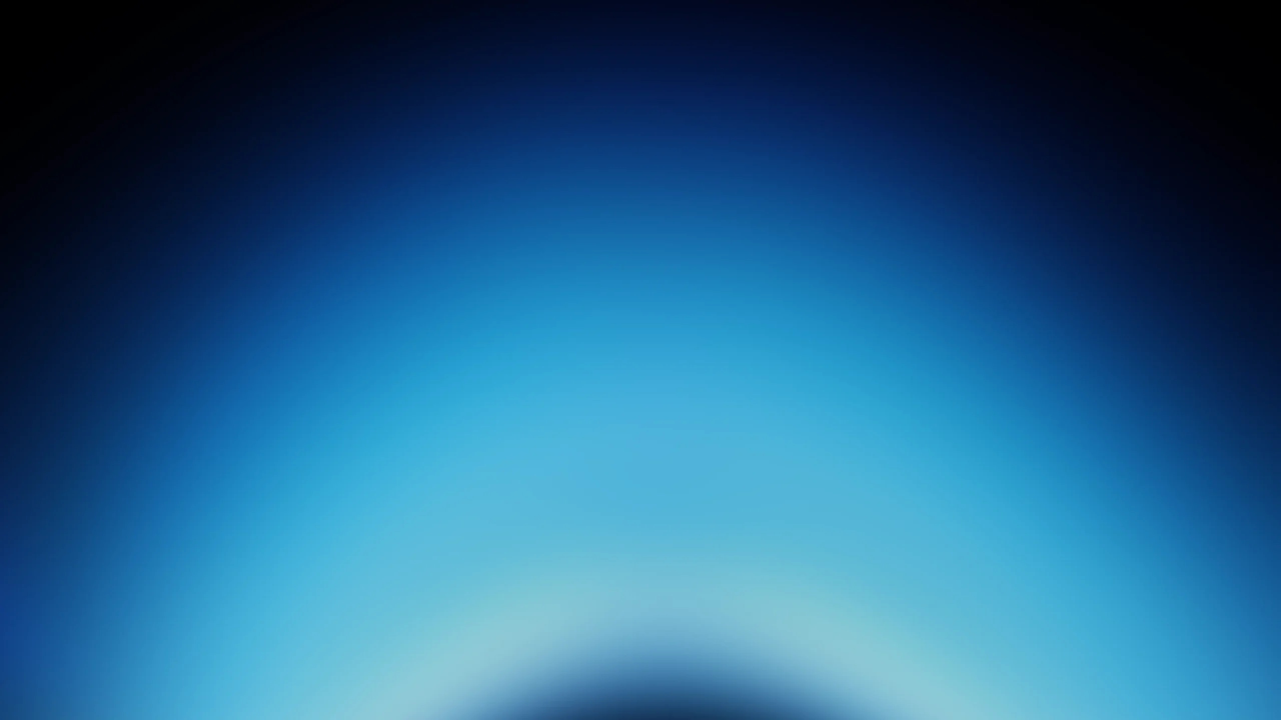 A smooth gradient background transitioning from dark blue at the top to light blue at the center and bottom, giving a soft, glowing effect.